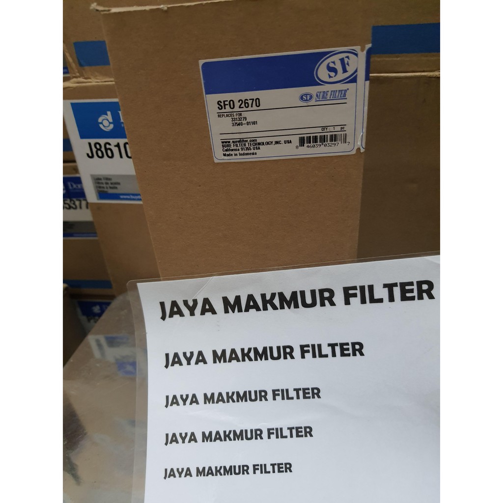 FILTER SURE SFO 2670 3313279 37540 01101 SFO2670