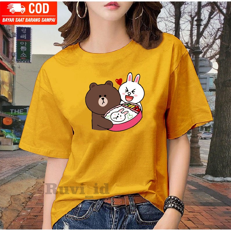 Ruvi_id-KAOS IMPORT / BELI 3 GRATIS HEADSET EXTRA BAS / KAOS BERUANG LUCU / KAOS WANITA KOREAN STYLE / KAOS WANITA KEKINIAN VIRAL / KAOS WANITA DEWASA / KAOS OBLONG / KAOS OVERSIZE / KAOS DISTRO / KAOS CEWEK BAHAN ADEM TEBAL / KAOS MURAH