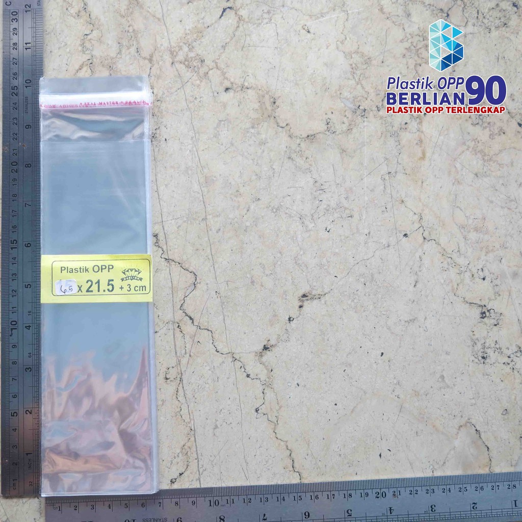 

Plastik OPP 6,5 X 21,5 CM 20 MIC 100LBR
