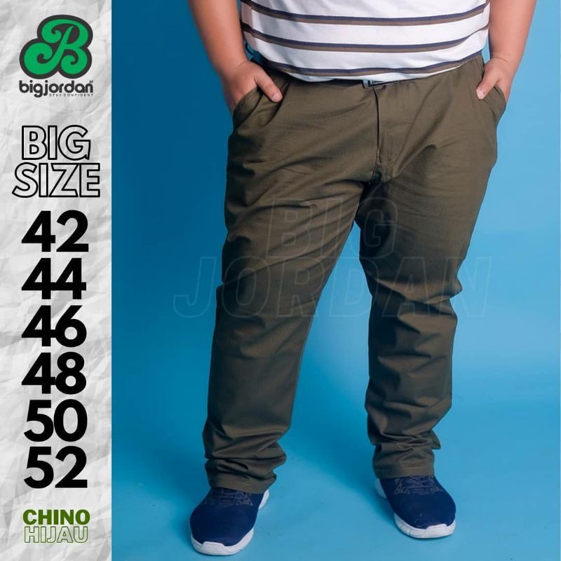 Celana chino big jordan original big size 42 44 46 48 50 52
