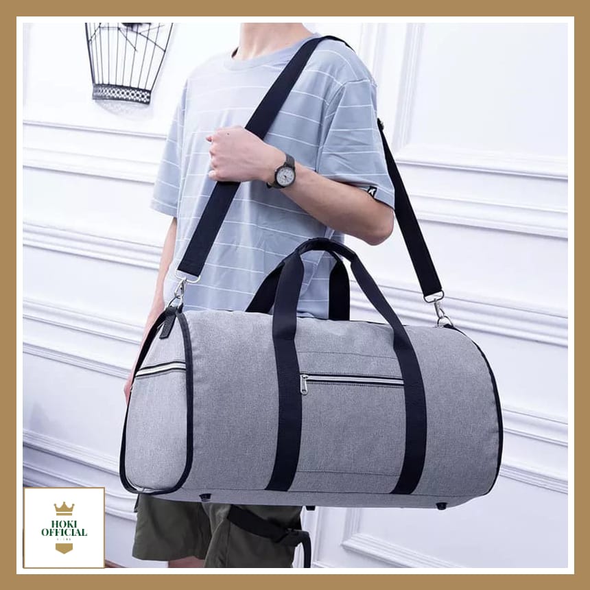 Tas Travel Setelan Pria Tas Tangan Duffle Trip Tas Bagasi Tas Bahu Penyimpanan Travel Portabel Multifungsi Besar Bisnis Tahan Air