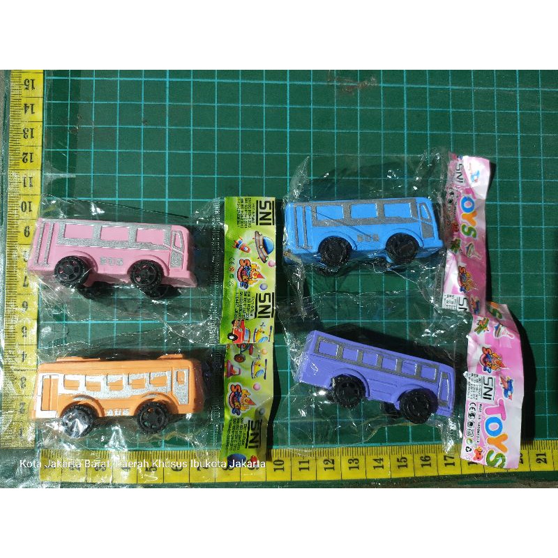 Mobil Bus 6 cm Isi 20 Pcs Grosir CBB