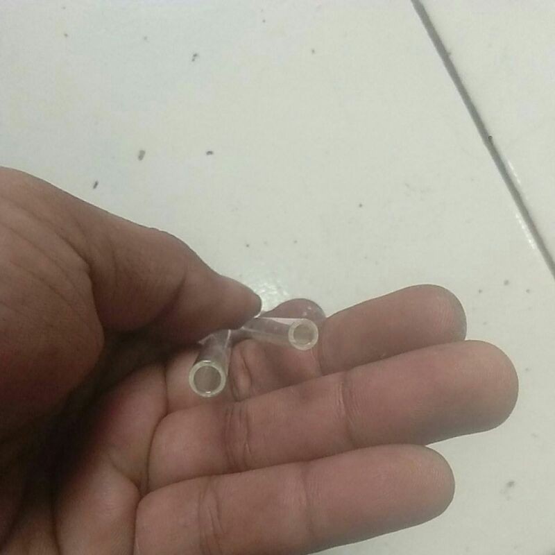 ISI 3 PCS Pipet tetes kaca tebal p y r e x 1mm 9cm/12cm/15cm/20cm tanpa karet/dot