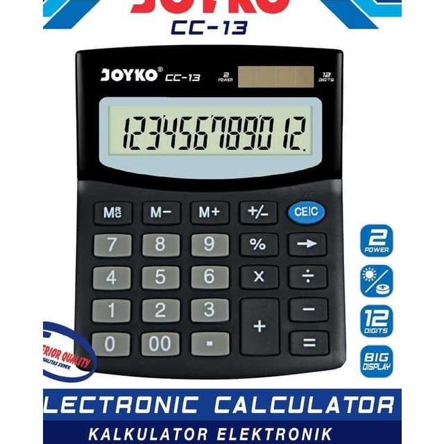 

❊ Calculator / Kalkulator Joyko CC-13 / 12 Digits ➶
