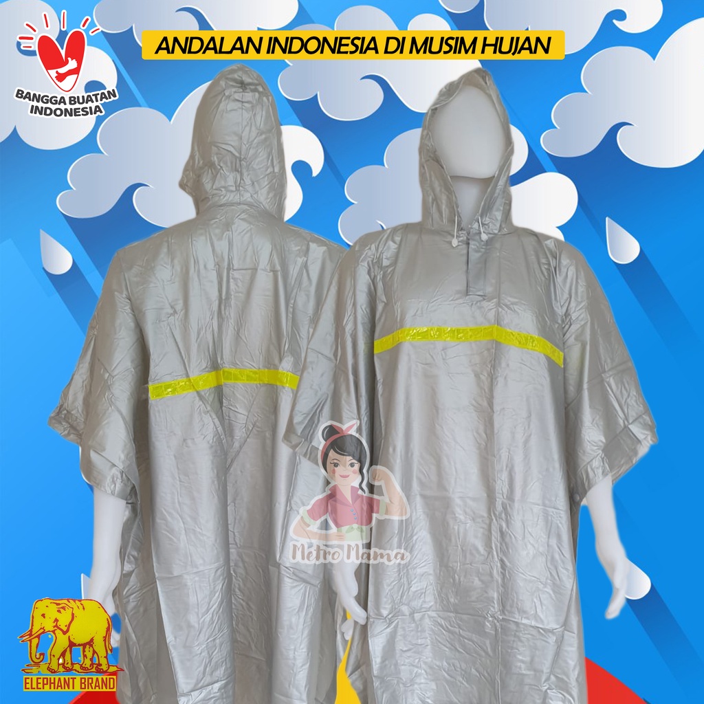 Jas Hujan Ponco Gajah BIG TOP AF Elephant Brand Original Mantel