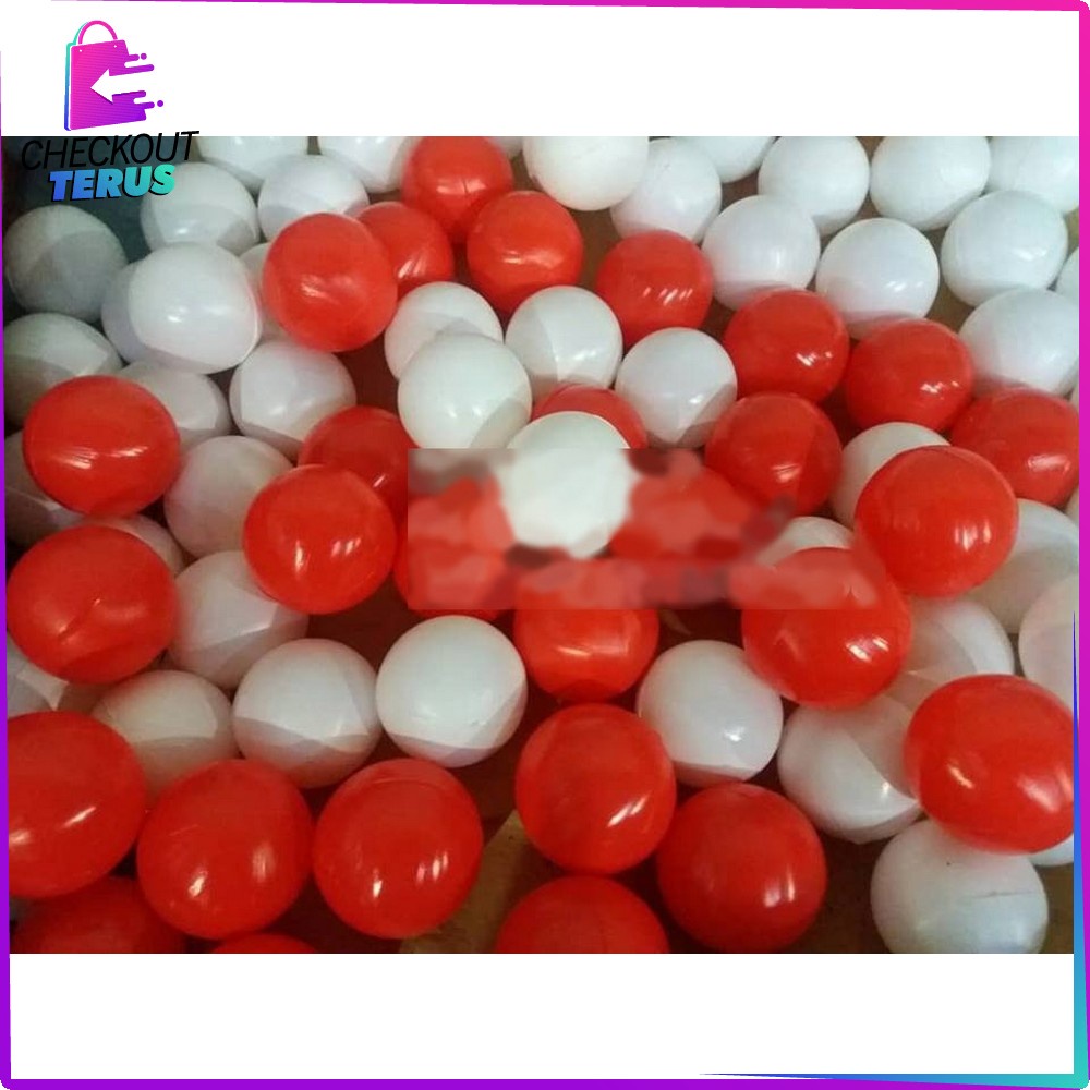 CT M28 Mainan Mandi Bola Plastik Warna Warni Isi 50PCS Untuk Tenda Keranjang Mandi Kolam Anak Pretend Play SNI