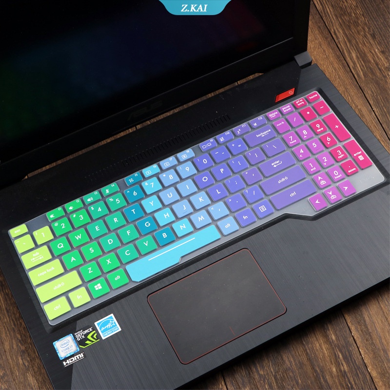 Film Pelindung Keyboard Gaming Bahan Silikon Transparan 15.6 inch Untuk ASUS TUF FX504 FX505 FX80 FZ63VD