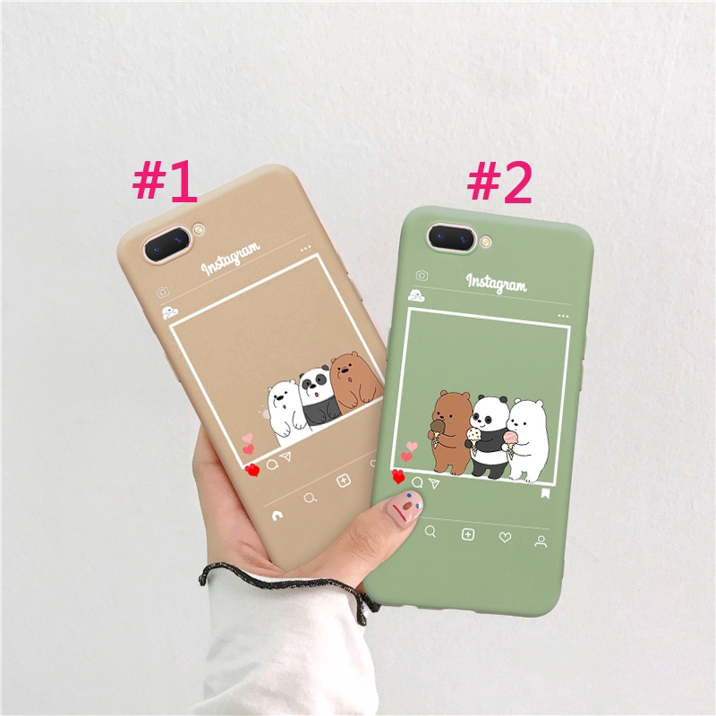 Case HP Gambar We Bare Bears untuk oppo A5 / a3s / f1s