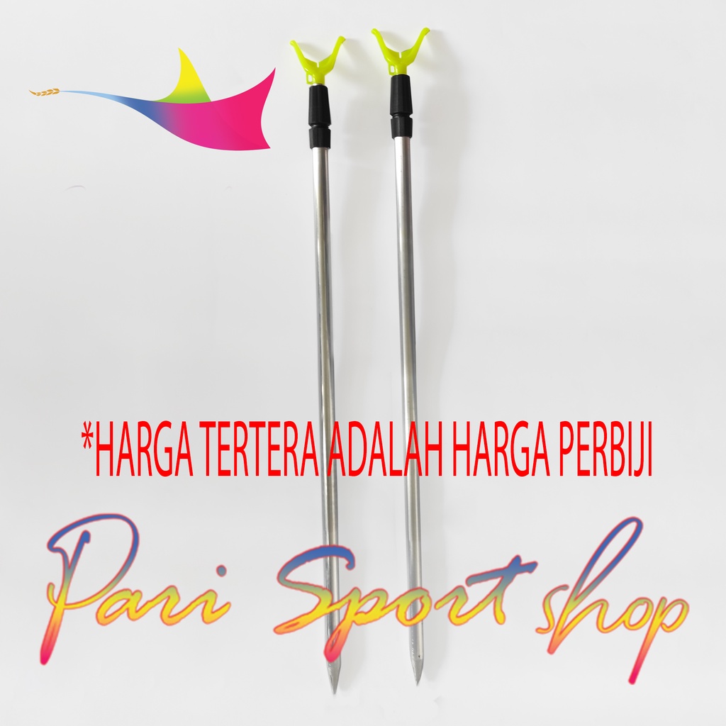 Jagrak cagak congkok pancing tegek alumunium 70cm single