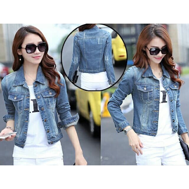 Jaket Jeans Wanita Jaket Jeans Jaket Cewek Ts Jaket