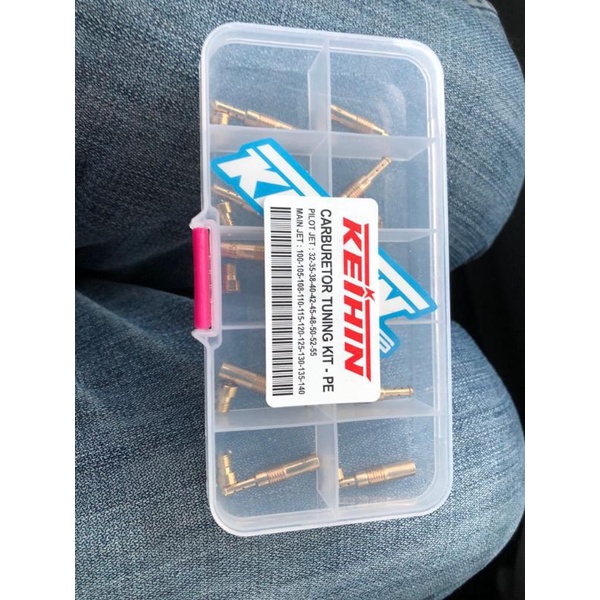 PILOT & MAIN JET SET KEIHIN SUDCO CARBURETOR PE PWK SIZE 24 26 28 30 32 34 KARBURATOR RIDE IT UMA RACING KTC TDR KAWAHARA PANOM NGO CPO KARBU TUNING KIT SPUYER  PILOTJET 32 35 38 40 42 45 48 50 52 55 MAINJET  100 105 108 110 115 120 125 130 135 140 ORI-3