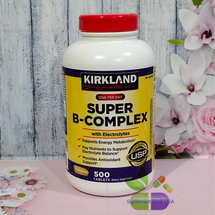 Jual Kirkland Super B-Complex ( 500 Tablets) | Shopee Indonesia