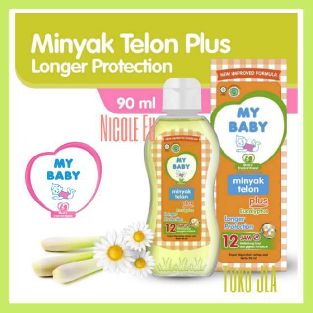 My Baby Minyak Telon Plus Longer Protection 90ml Kemasan Baru Shopee Indonesia