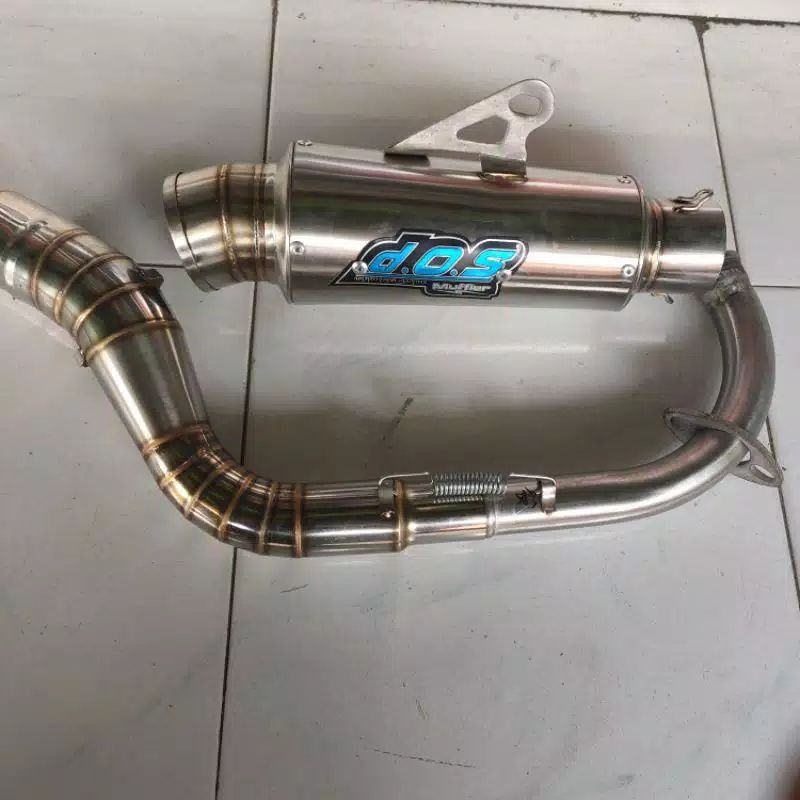 knalpot recing Dos cantol khusus metik mio beat vario scooy dll