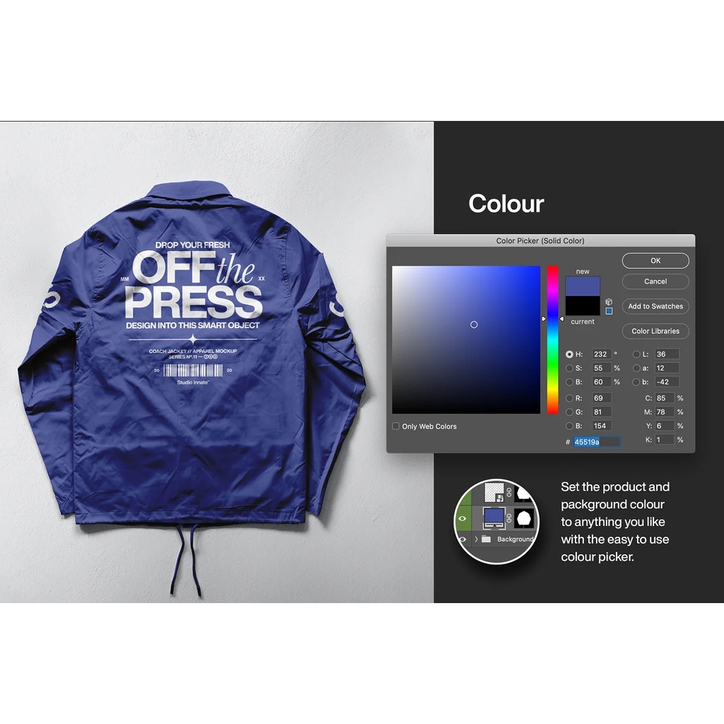 Coach Jacket - Mockup Bundle - Photoshop