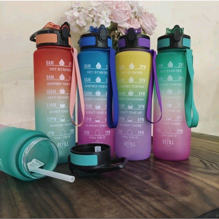 SANDLUCK botol minum viral 1liter/botol minum olahraga