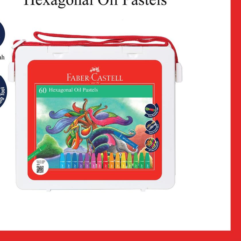 

Quality Control✅Crayon Faber Castell Hexagonal Oil Pastel 60 Warna|SQ6