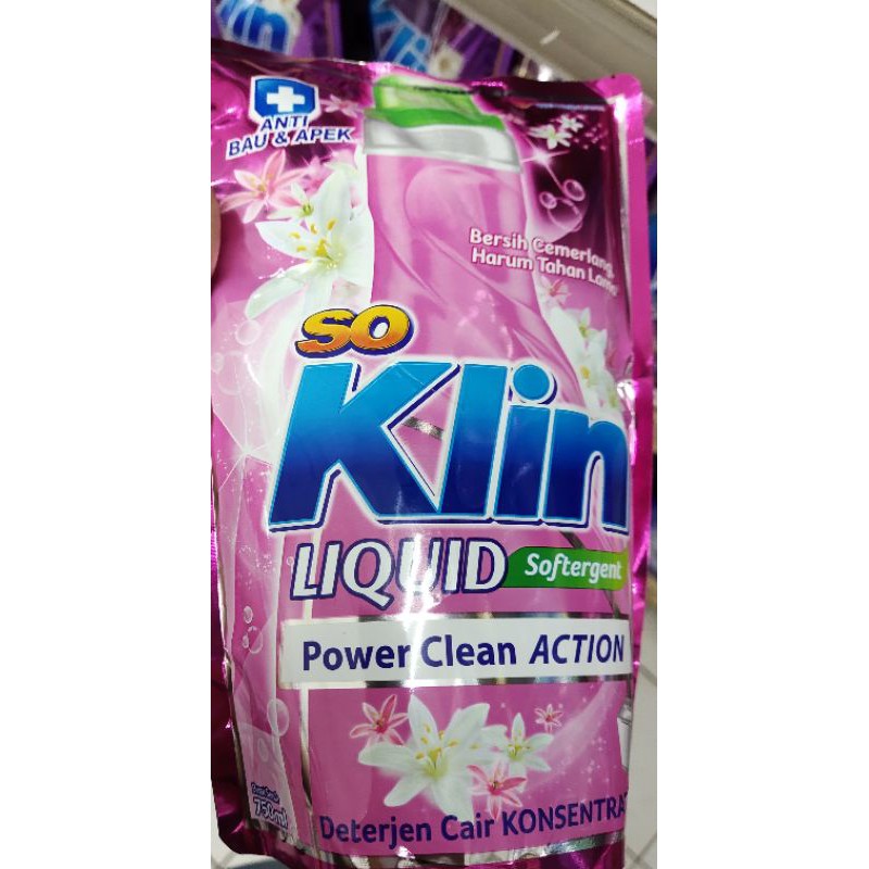 So Klin Liquid + softener 750 ml