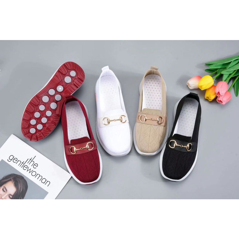 Permata  Sepatu Slip On Wanita JN-2345 Wanita Import Premium Quality