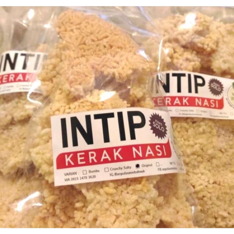 

Best Seller - Intip Kerak Nasi Khas Solo Rasa Original (Bukan Hasil Cetakan)
