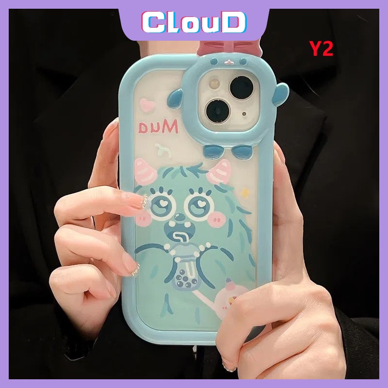 Soft Case Motif Monster 3D Untuk Oppo A57 2022 A16 A15 A95 A5s A12 A16K A3s A7 A92 A96 A36 A76 A15s A16E A55 A53 A31 A5 A9 A1k A33 A16N A52 A16s A5