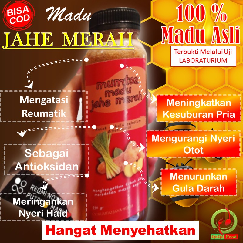 

MADU JAHE MERAH MUMTAZ REUMATIK REMATIK PENAMBAH KESUBURAN PRIA MADU DIABETES KADAR GULA 350 Gram