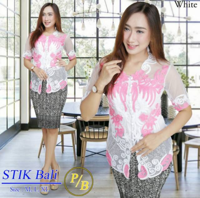 Realpic Stelan Kebaya Bordir Stik Original Butik