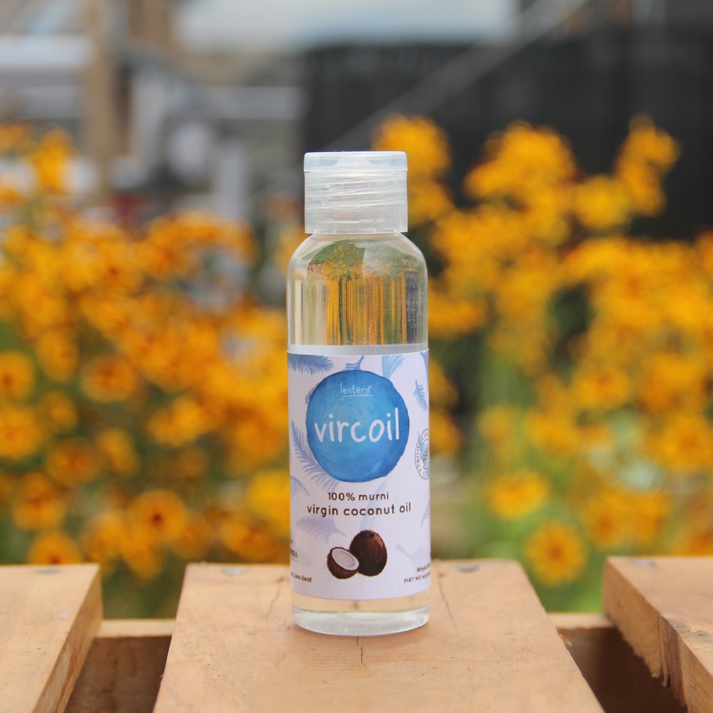 

VIRGIN COCONUT OIL (VCO) 'LENTERA' 100 ml | Minyak Kelapa Murni | Cold Production, Tanpa Pemanasan