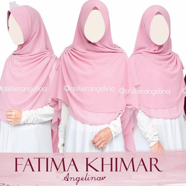 Fatima Khimar atelier Angelina Agustus 2018