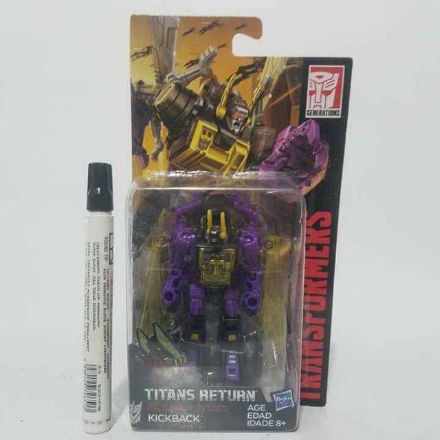 mainan action figure
transformers genesis kickback
by hasbro
tinggi sekitar 3.75 inch
artikulasi det