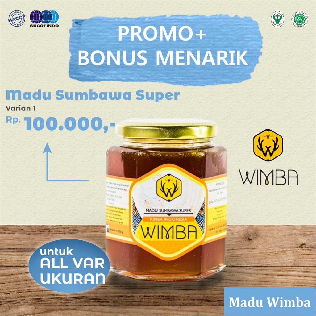 

Madu Sumbawa Super 1 - Lebah Apis Dorsata / Madu Asli - Madu Wimba -