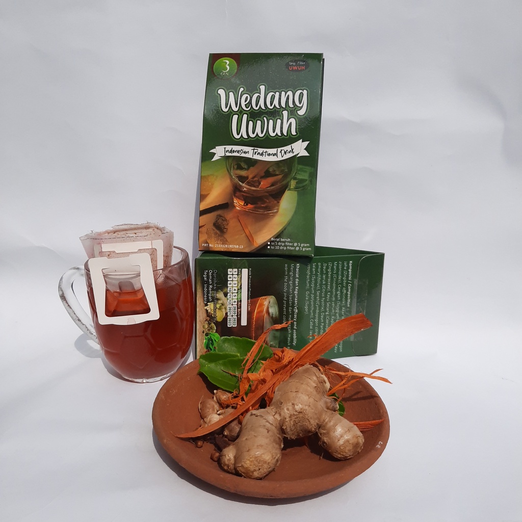 

3GEN - Minuman bubuk wedang uwuh dengan 12 rempah komplit dengan kemasan dripfilter atau dripbag pertama di indonesia praktis tradisional free cangkir dolphin ukuran 220 ml