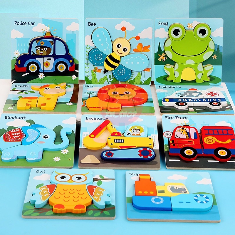 P2 PUZZLE ANAK 3D EDUKASI ANAK