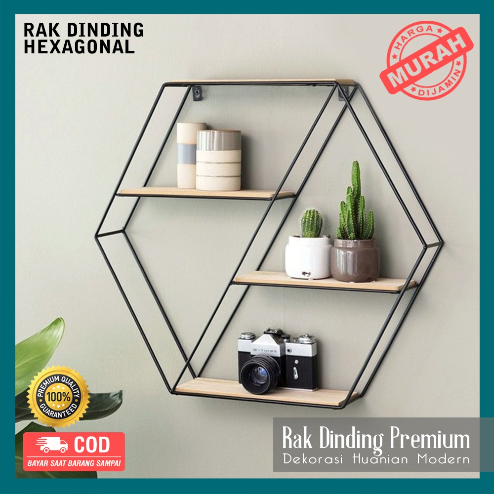 Jual Rak Dinding Besi Minimalis Dekorasi Dinding Hiasan Dinding Ornamen