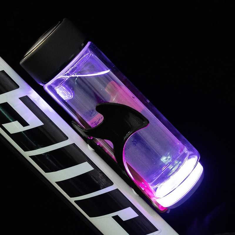 MTB Seli Fixie Road Bike Component - LED Lighting Bike Bottle Holder / Tempat Botol Minum Sepeda