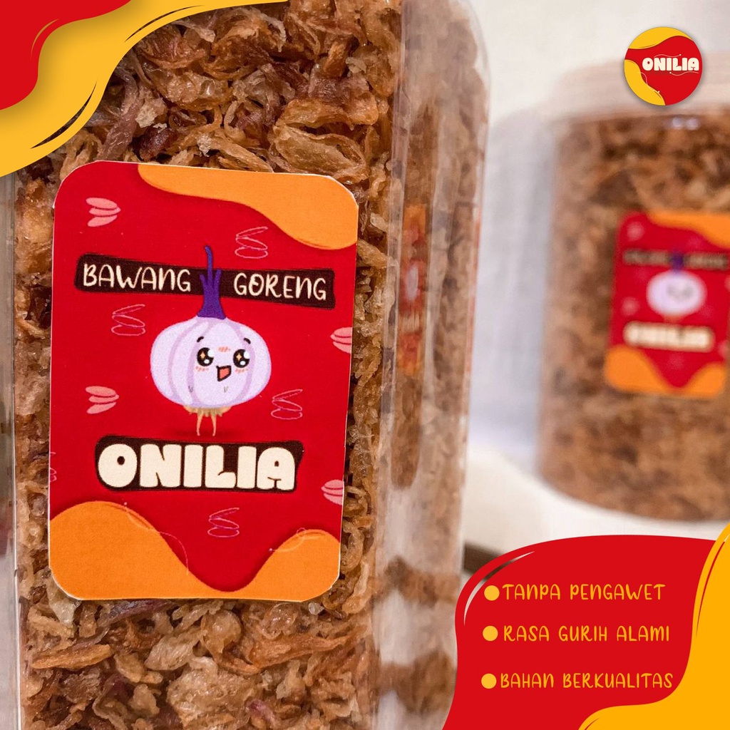 

Bawang Goreng / Brambang Goreng Onilia Grade Premium 200Gram