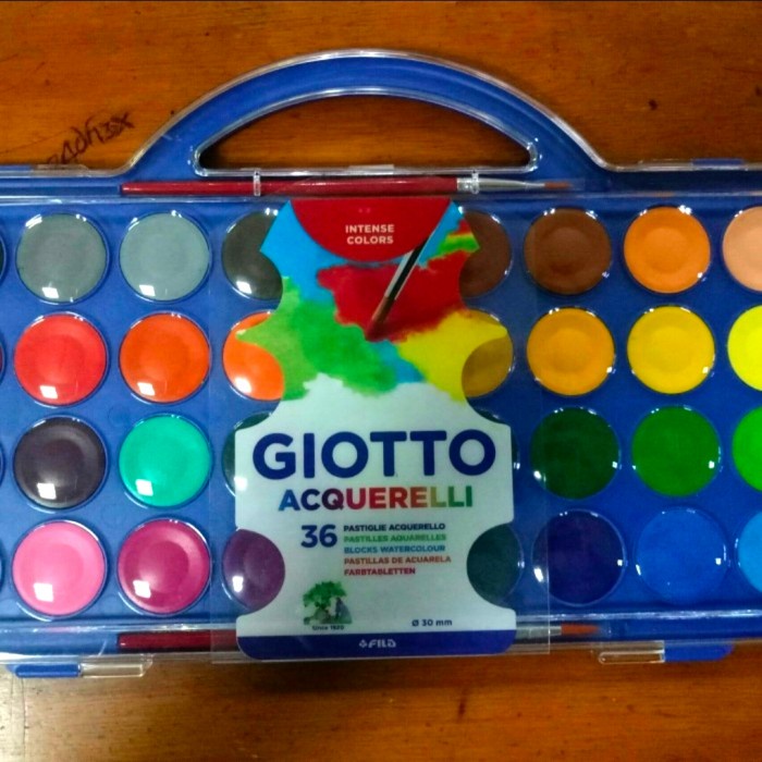 

Cat Air GIOTTO Acquarelli 36 Pcs Diameter 30 mm