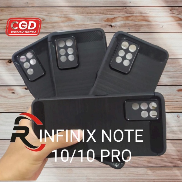 Casing INFINIX NOTE 10 10 PRO NFC Softshel Carbon Ipaky Premium Silikon Softcase Case INFINIX NOTE 1