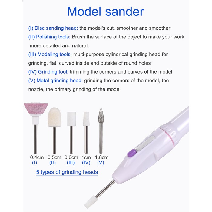 Reprap 3D Printing Finishing Tool Include Sande X-Acto Polisher