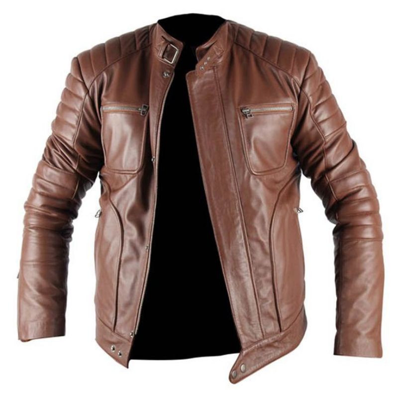 JAKET MOTOR KULIT ASLI 100% JAKET KULIT BIKER JAKET KULIT BIKER