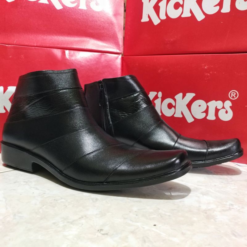 Kickers Sepatu Pantofel Boots Pria Formal Bahan Kulit Asli Full 100% Elegan Murah Kode Z.9