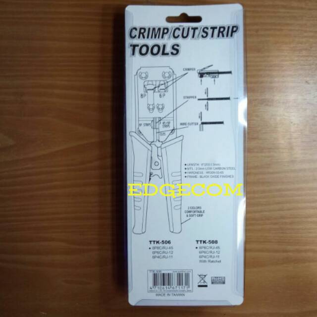 Crimping Tool Double TTK-506 GOLDTOOL