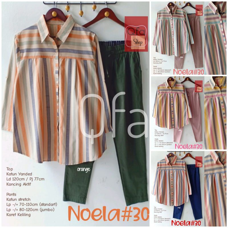 noela `30 size standar, dan size jumbo