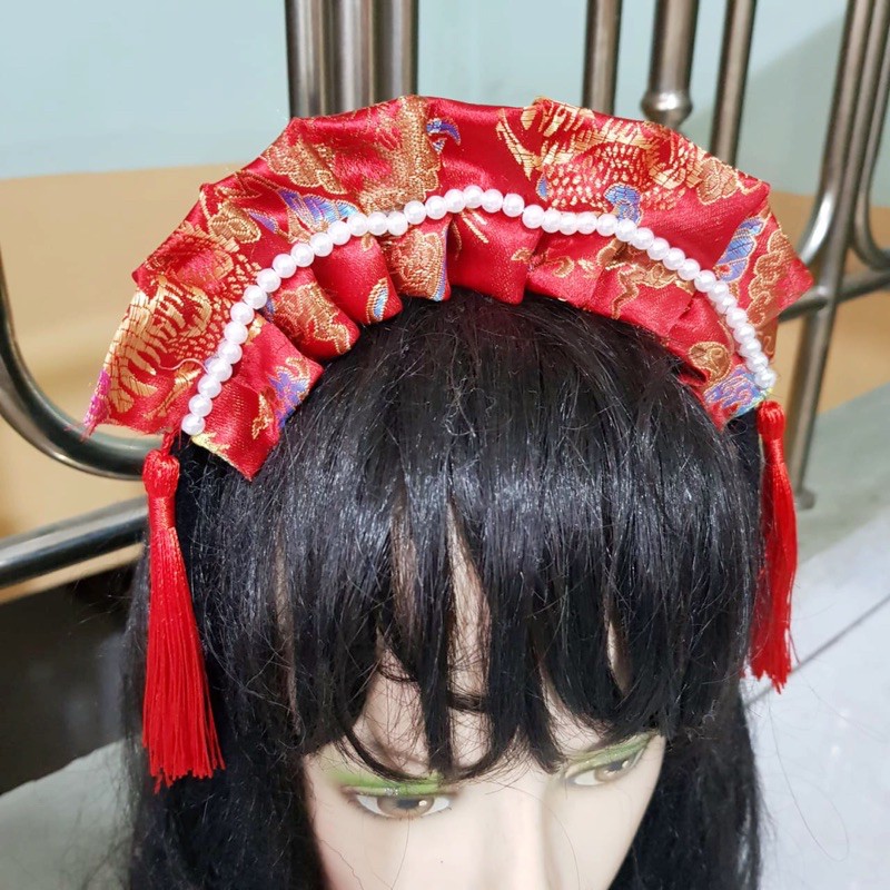 Bando Imlek Princess China Headpiece Ratu Shanghai Gong Xi Cepol CNY Chinese newyear Aksesoris Imlek