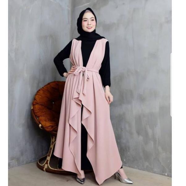 Jill set 2in1 / gamis+long outer K9W0