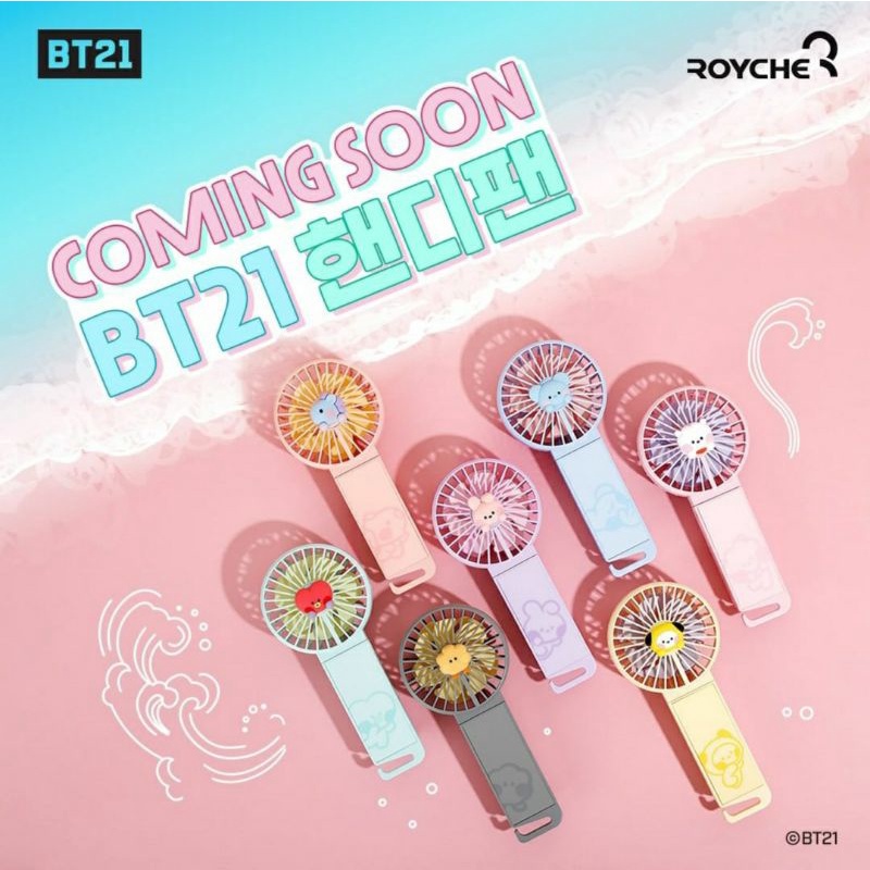 [Royche] BT21 Baby Portable Mini Handy Fan