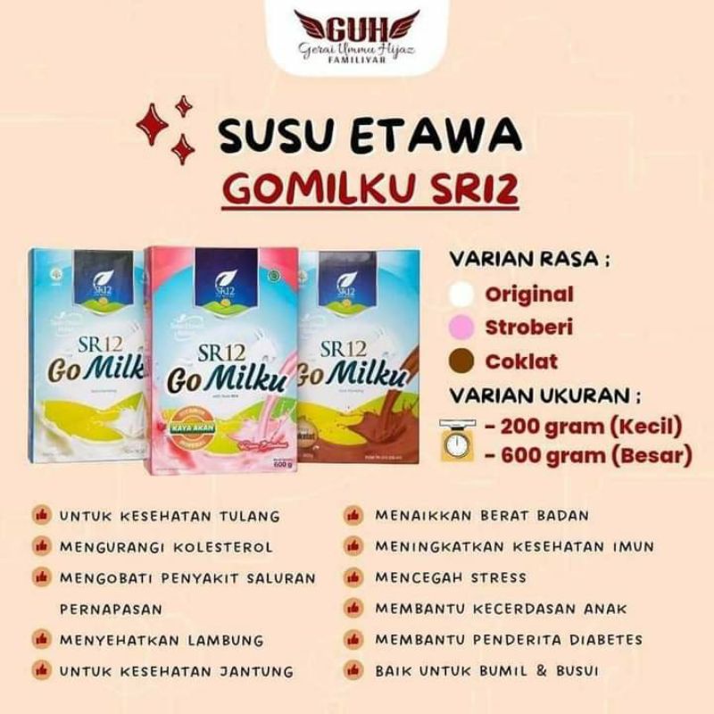 

GO MILKU SUSU KAMBING ETAWA SR12