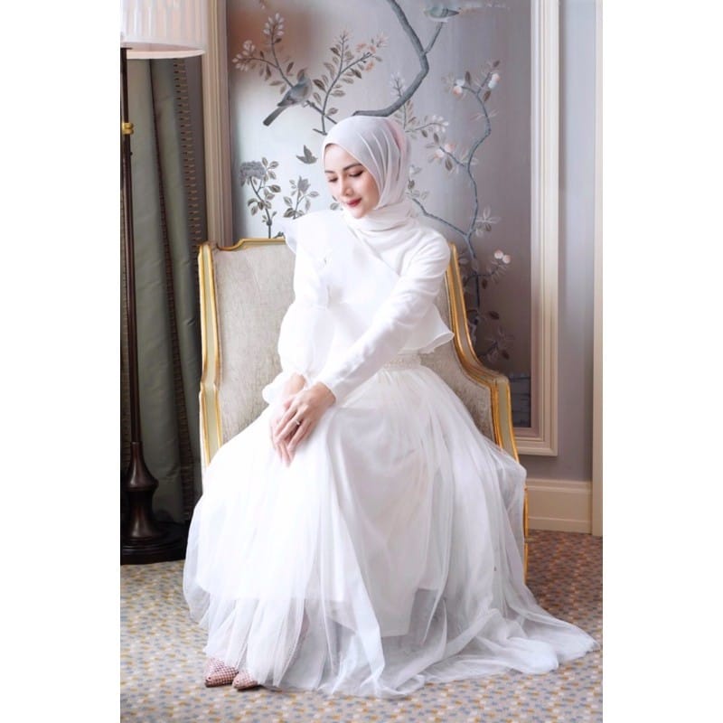 KHANZA TOP ORGANZA/ATASAN ORGANZA/BLOUSE ORGANZA