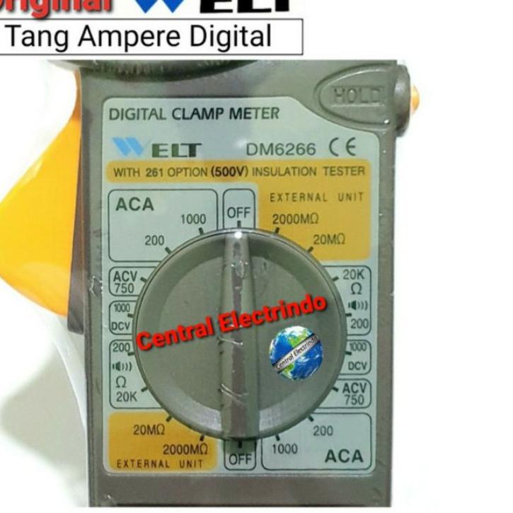 PROMO HEBOH|ATR-234|LR072|Tang Ampere Digital WELT/EWIG DT-266/DM6266 Digital Clamp Meter.