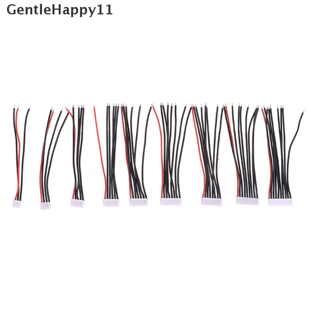 Gentlehappy 5Pcs 2-10P LiPo Baterai Balance Charger Kabel Kawat 22AWG JST-XH Balancer Cable